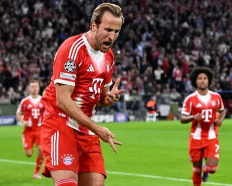 Kane Scores Twice as Bayern Overpower Chelsea in Champions League Return